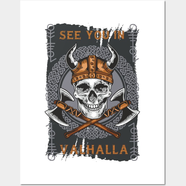 See You in Valhalla Wall Art by Eclecterie